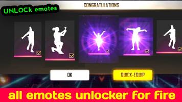 FF Emote Unlocker : FF Skin تصوير الشاشة 1