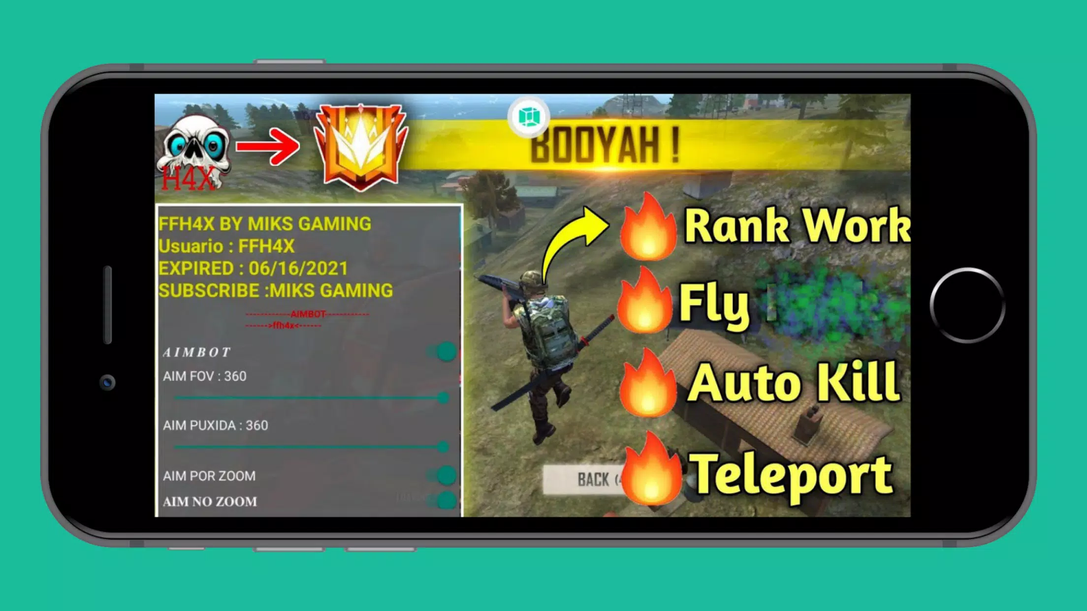 FFH4X Mod Menu Hackff APK for Android - Latest Version (Free Download)