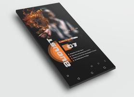 Emotion F UI for klwp পোস্টার