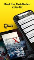 peep - Chat Story App الملصق