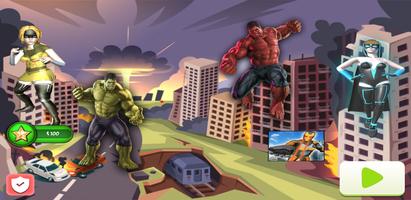 Incredible Superhero Fight 3D پوسٹر