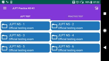 JLPT Practice Test N1 - N5 plakat