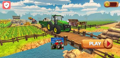 Farming Tractor Simulator 3D poster