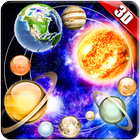Solar System Planets 3D icône