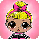 Enchanting para colorear: Encantadora muñeca foxy icono