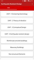 Earthquake Resistant Design Plakat