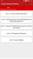 Human Values And Prof. Ethics Affiche