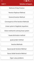 Numerical Methods Affiche