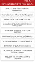 Total Quality Management capture d'écran 1