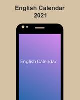 2024 Calendar in English poster