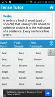 Best Tenses & Verbs Tutor capture d'écran 3