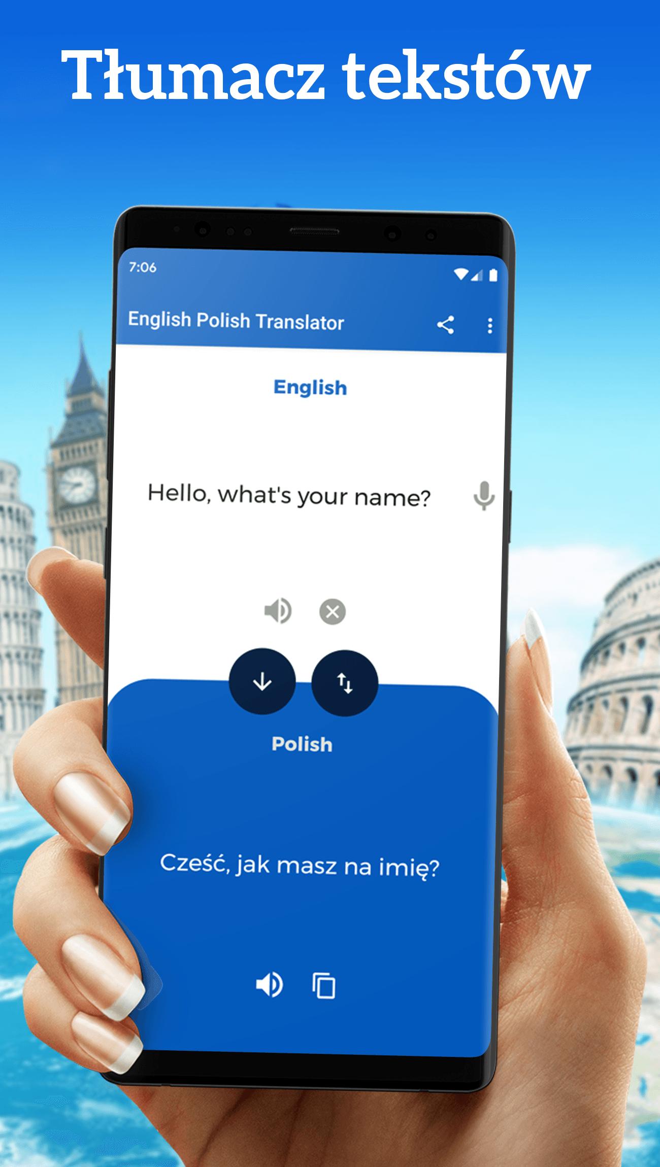 tłumacz polsko angielski -Translate English Polish for Android - APK  Download