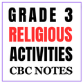 Grade 3: Cre cbc notes