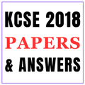 Kcse 2018: past papers.