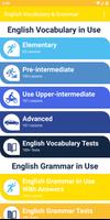 English Vocabulary & Grammar Affiche