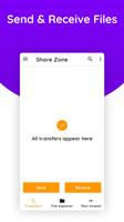 Share Zone, Z Share, Share it, File Sharing App Affiche