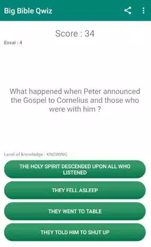 Screenshot 2 for Big Bible Qwiz