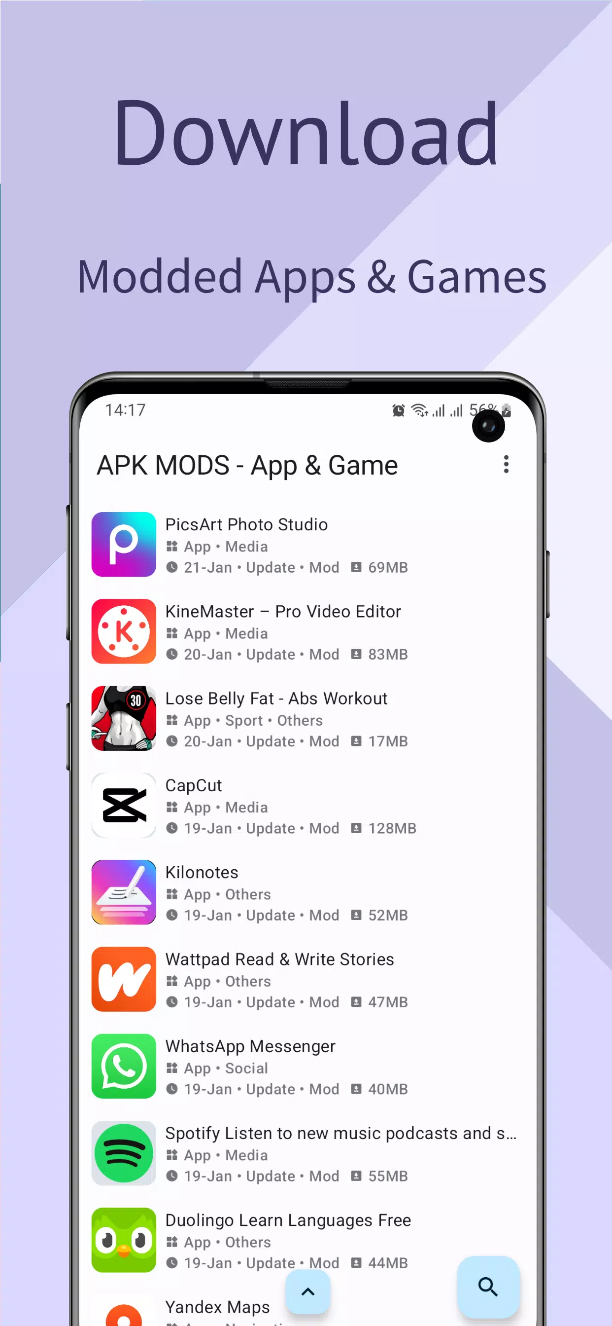 Moded Android Apps