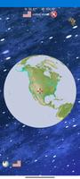 3D Earth Globe Map الملصق