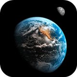 Earth and Moon Live Wallpaper 圖標