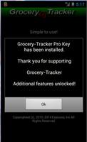 Grocery-Tracker ProKey Affiche