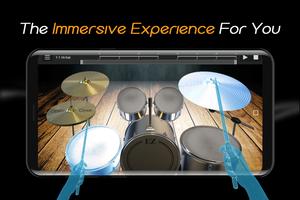 2 Schermata Easy Real Drums-Real Rock and jazz Drum music game