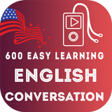 600 Easy Learning English Conversation for Study icône