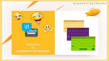 Sanskrit English Keyboard poster