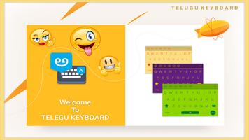Telugu Voice Typing Keyboard Affiche