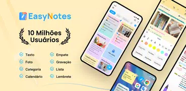 Easy Notes: Bloco de Notas app