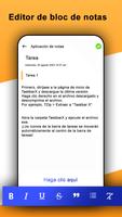 Bloc de notas, notas de color captura de pantalla 3