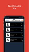 Background Voice Recorder capture d'écran 2