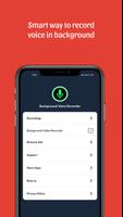 Background Voice Recorder capture d'écran 3