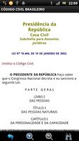 Código Civil Brasileiro captura de pantalla 1