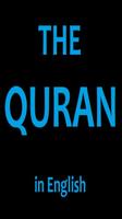 Quran in English Affiche