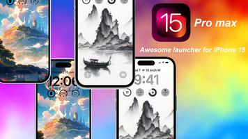 iPhone 15 Launcher for Android capture d'écran 2