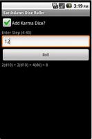 Earthdawn Dice Roller पोस्टर