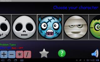 برنامه‌نما Halloween Math Fun for Tablets عکس از صفحه