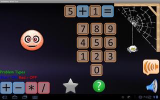 برنامه‌نما Halloween Math Fun for Tablets عکس از صفحه