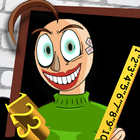 meta-horror math game in school icon
