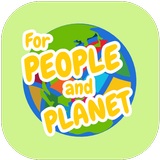 For People and Planet Zeichen