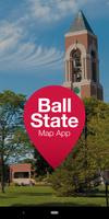 Ball State University Map Plakat