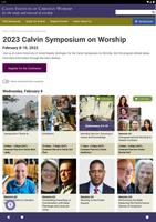 Calvin Symposium on Worship Screenshot 2