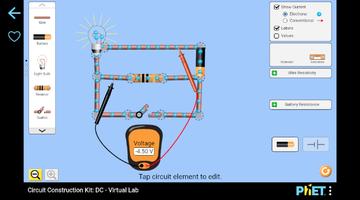 Simulations PhET capture d'écran 2