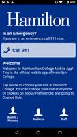 Hamilton College Mobile App poster