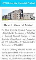 ICFAI University Himachal Pradesh Admission Affiche
