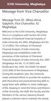 ICFAI University Meghalaya Admission تصوير الشاشة 2