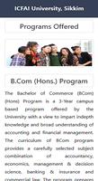 ICFAI University Sikkim Admission capture d'écran 2