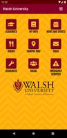 Walsh University App poster