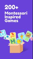 Jeux préscolaires Montessori Affiche